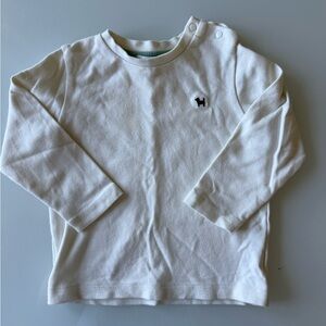 White Long Sleeve Kids Shirt